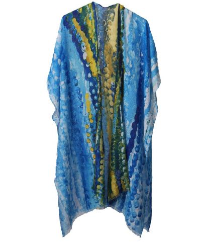 Luchtige 'Mia' kimono in blauw