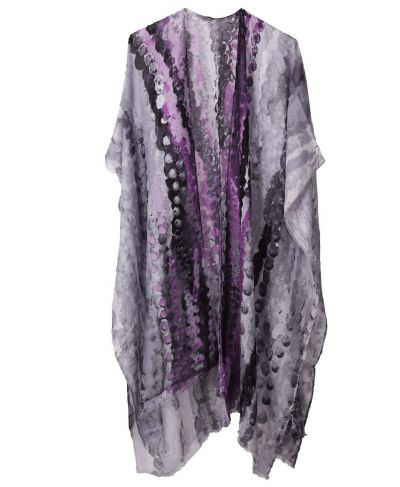 Luchtige 'Mia' kimono in grijs