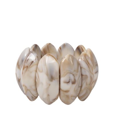 Statement armbanden met marmerlook