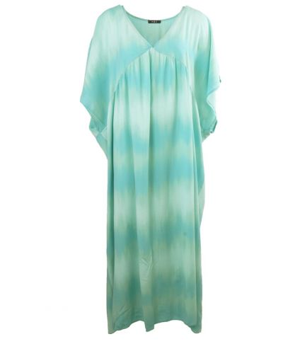 Mintgroene maxi jurk met kleurverloop