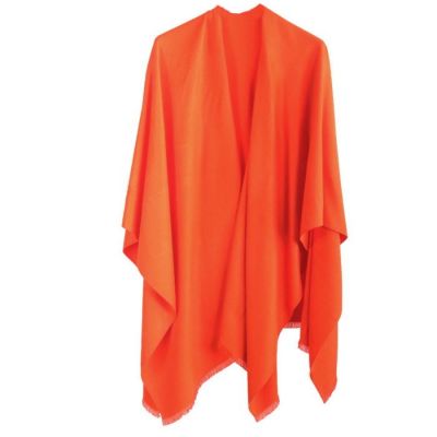 Effen omslagdoek in oranje