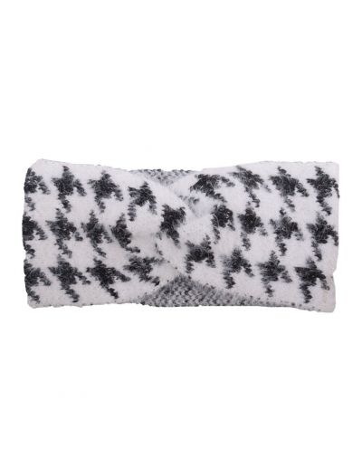 Haarband met Pied-de-Poule print