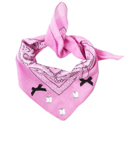 Jackie – Lichtroze bandana met strikjes