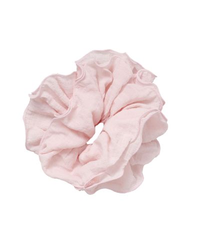 XL scrunchie in zachtroze