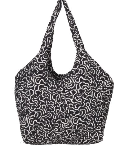 Nola – Gewatteerde shopper in zwart wit