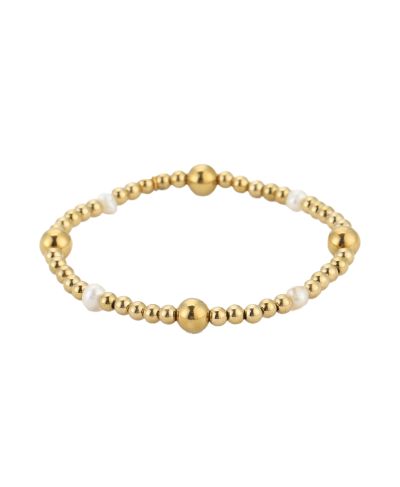 Lauri – armband goudkleurige balletjes