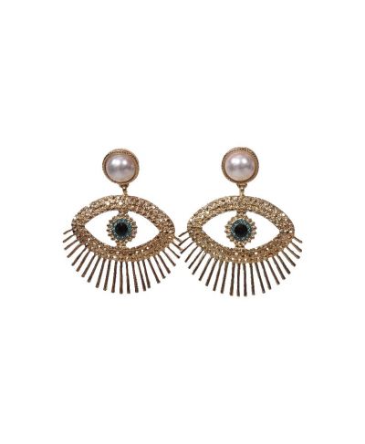 Statement oorbellen met strass