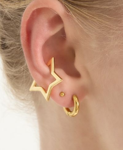 Ster ear cuff oorbel