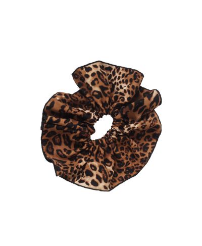 XL scrunchie met luipaardprint
