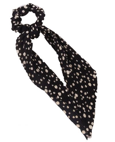 Scrunchie met geplisseerde lint