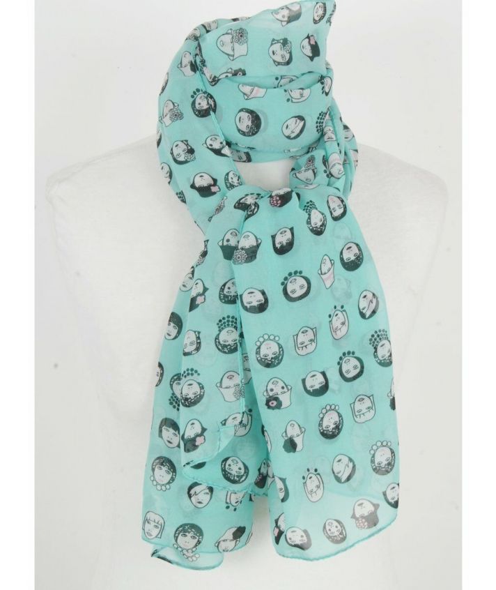 ,,,Mintgroene sjaal met fashion thema,Mintgroene sjaal met fashion thema,Mintgroene sjaal met fashion thema,Mintgroene sjaal met fashion thema