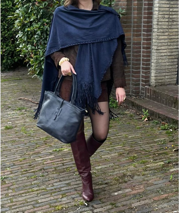 Hilary lederen schoudertas 