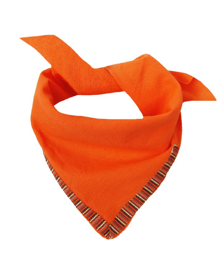 Jessy – Oranje bandana met strepen