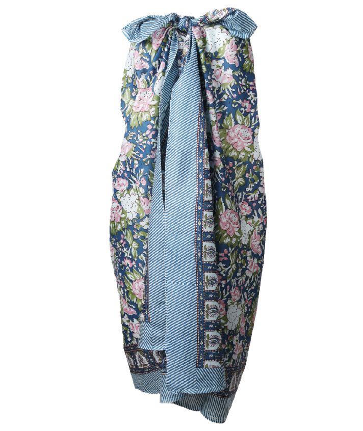 Jasmijn sarong in denimblauw