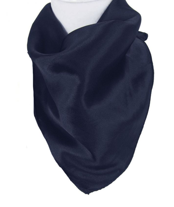Effen marineblauw sjaaltje