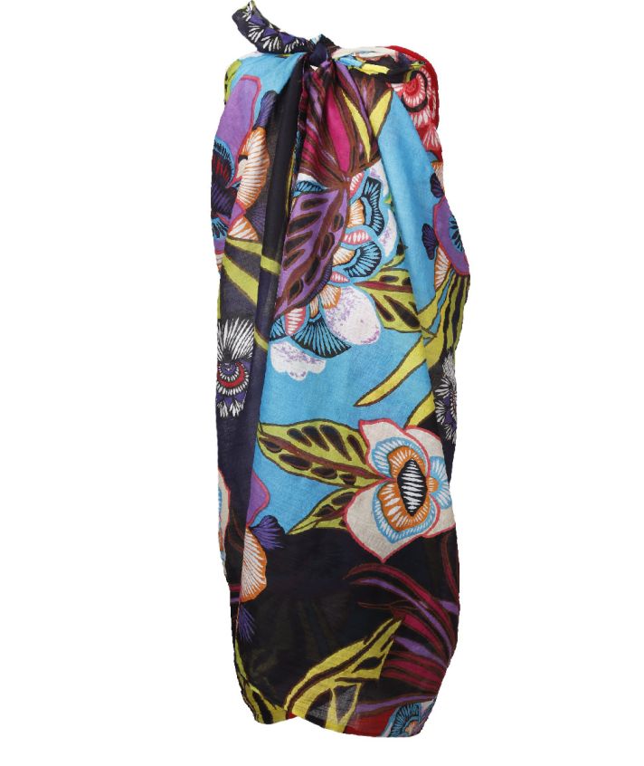 Elsa sarong met bloemenprint