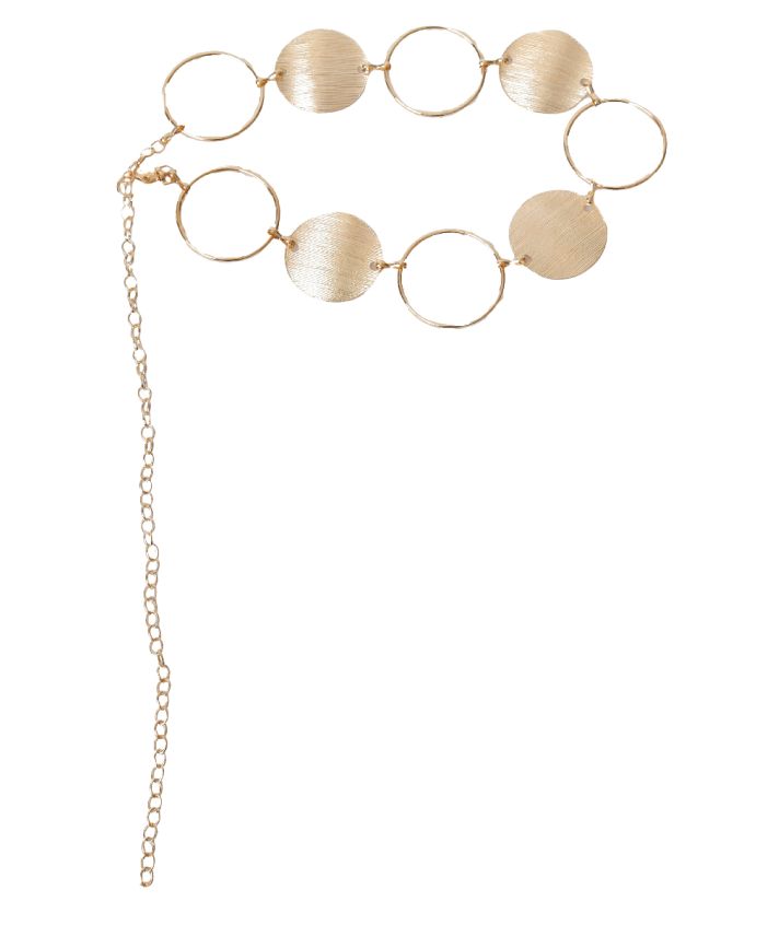 Chain belt met ronde schakels