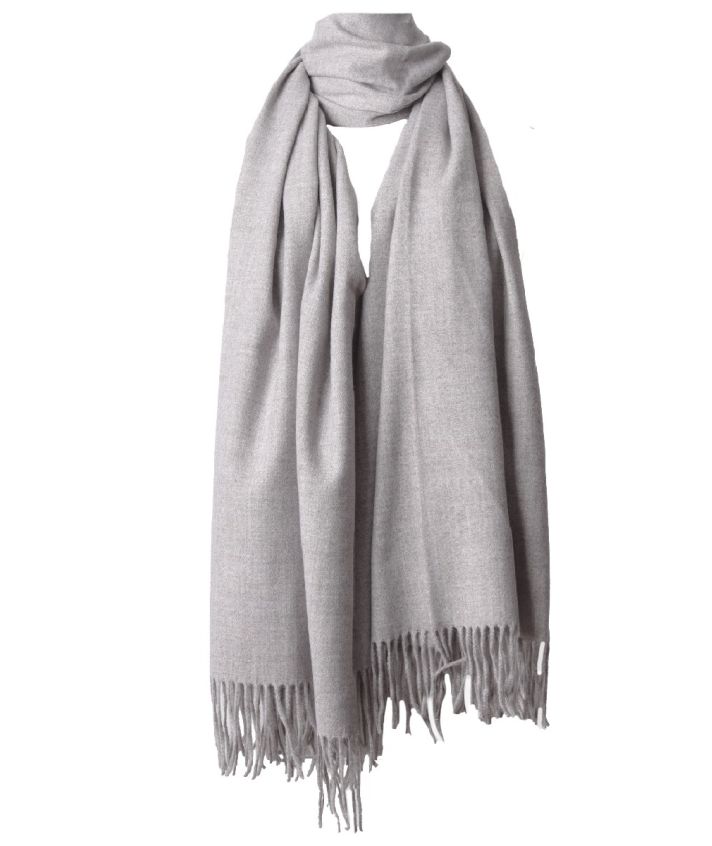 Zachte kasjmier-mix sjaal