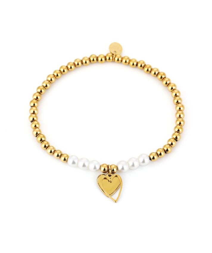 Lauri – Armband met parels en bedeltje