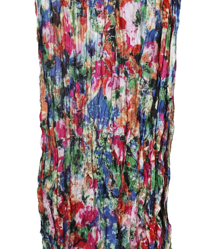 Katoenen sjaal in abstracte bloemenprint