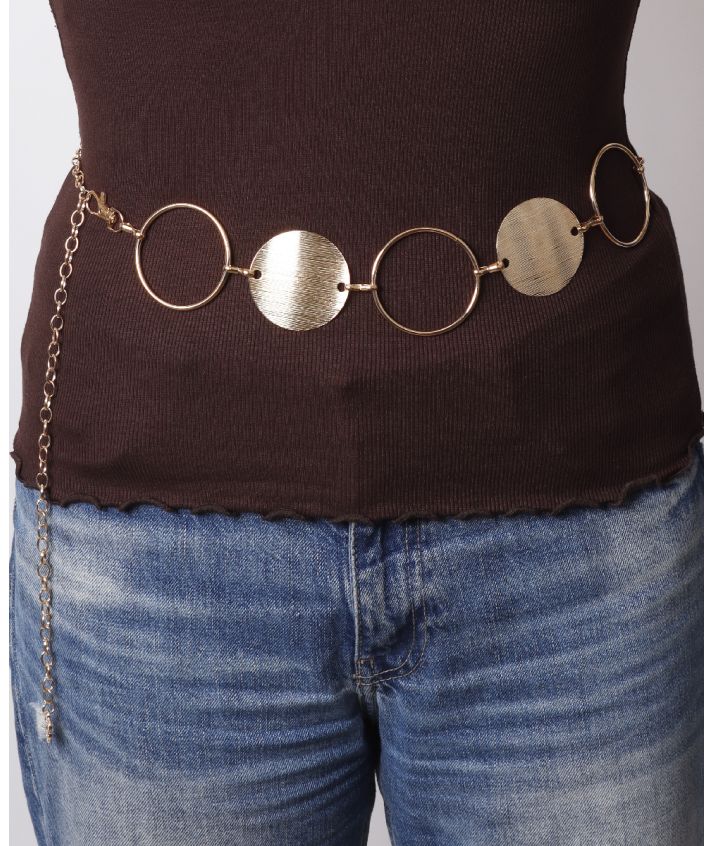 Chain belt met ronde schakels