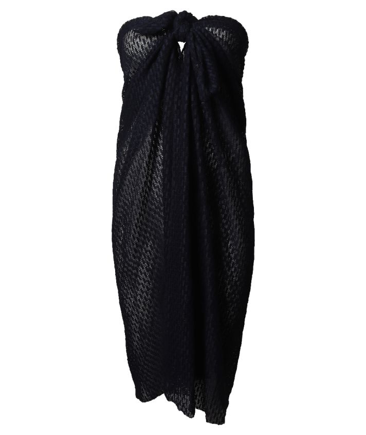 Marineblauwe kanten sarong