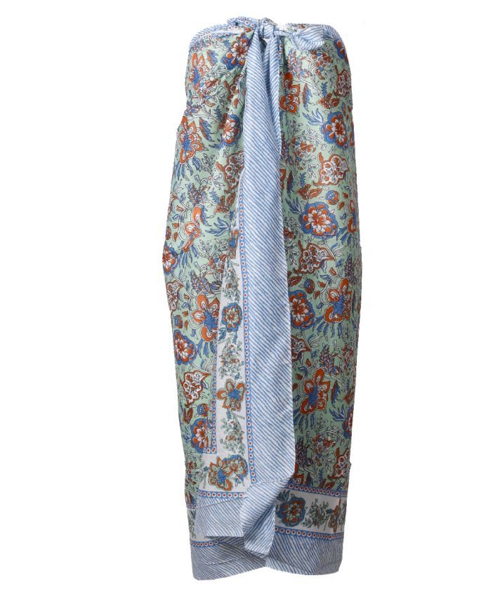 Megan sarong in jadegroen