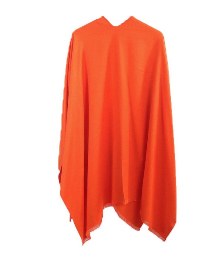 Effen omslagdoek in oranje