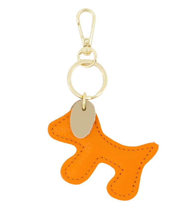 Tashanger hondje – Grain Leer in oranje