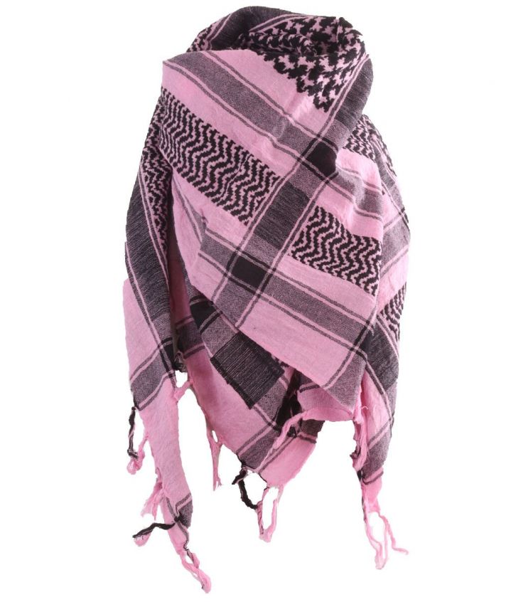 PLO sjaal / Arafat sjaal in roze en zwart