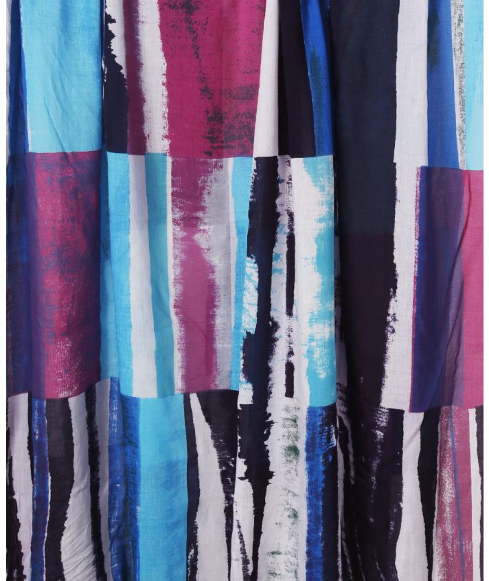 Sjaal met abstracte print