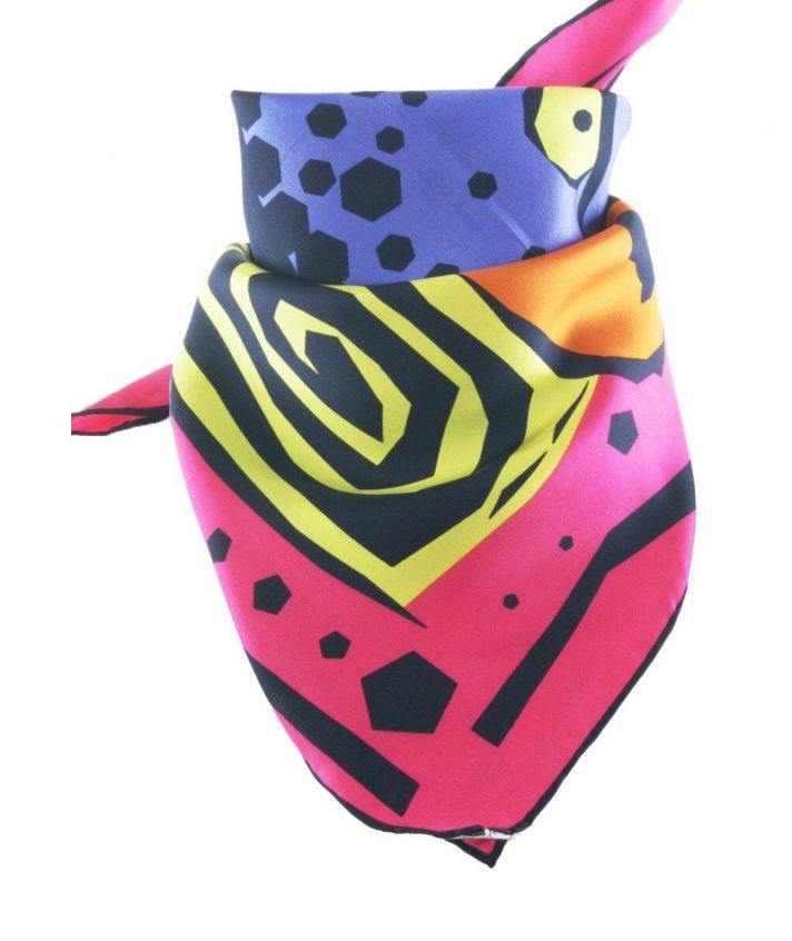 Twill zijden halsdoek met sterrenbeeld Stier