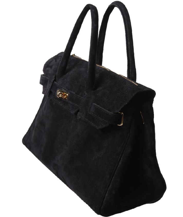 Jessa suède handtas XL