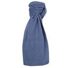 Blauwe kasjmier-blend sjaal