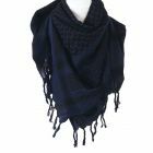 PLO sjaal / Arafat sjaal in zwart-donkerblauw