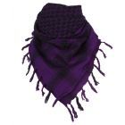 PLO sjaal / Arafat sjaal in zwart-paars