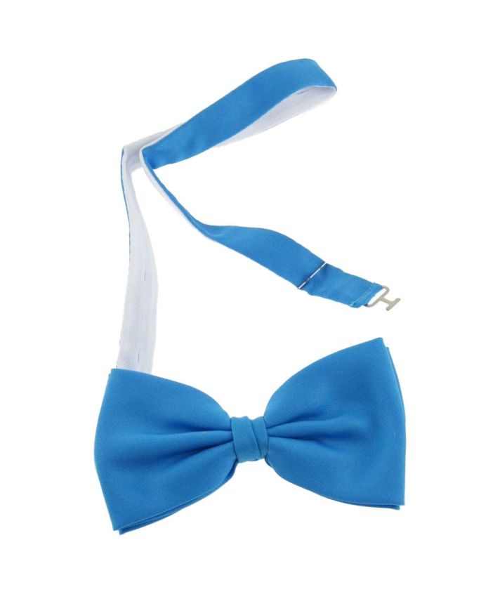 Aqua kleurige taft vlinderstrik