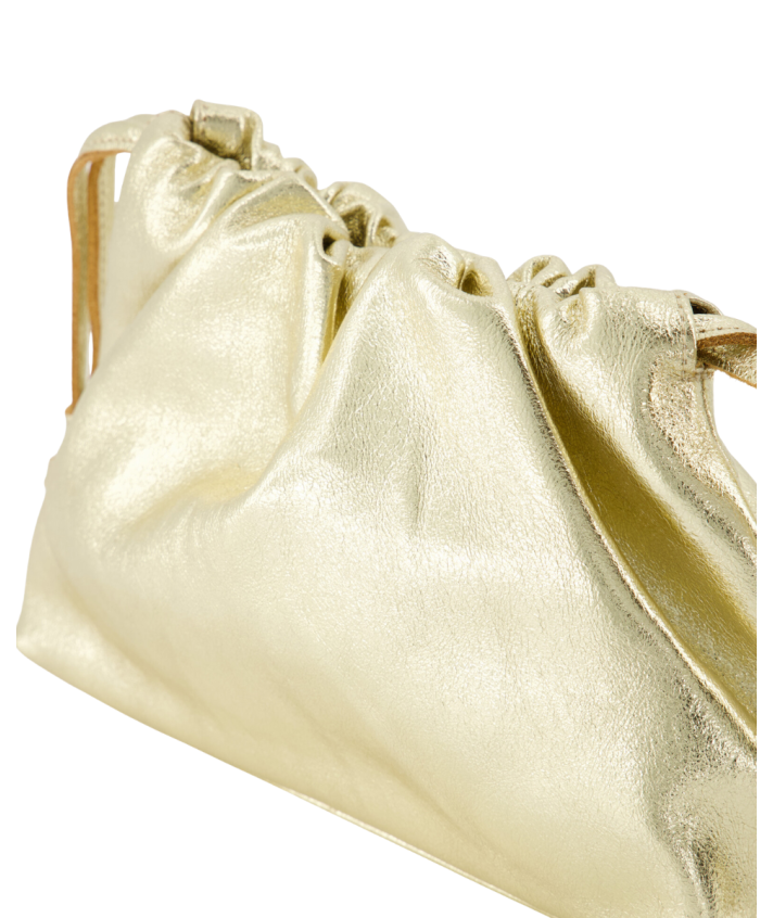 Arela leren handtas in goud
