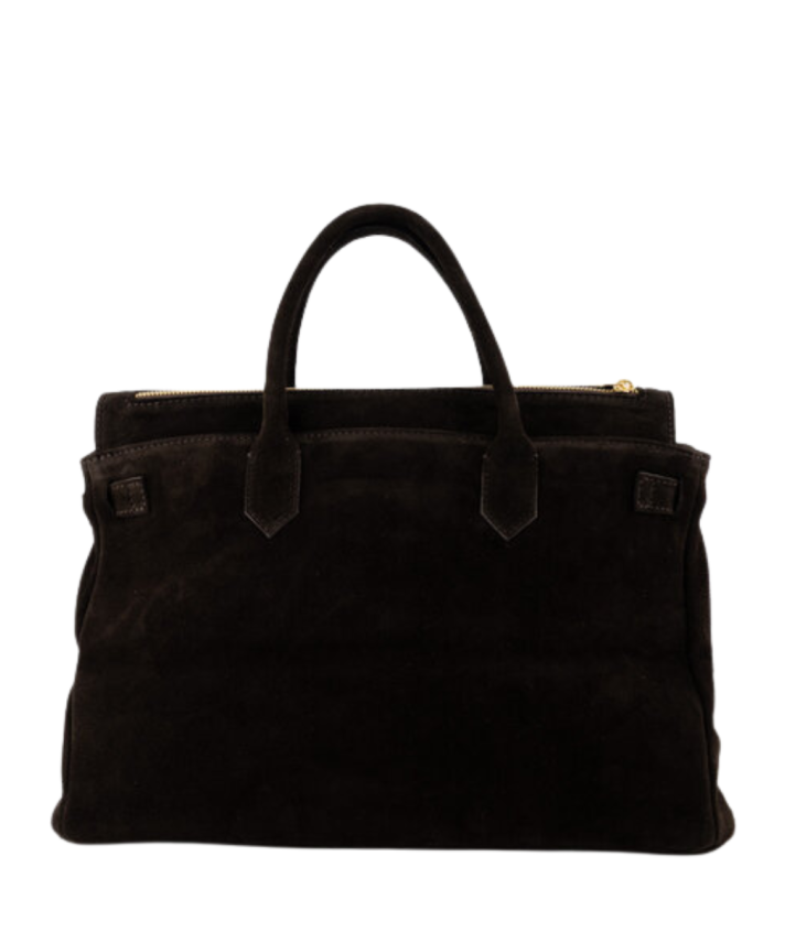 Jessa suède handtas XL