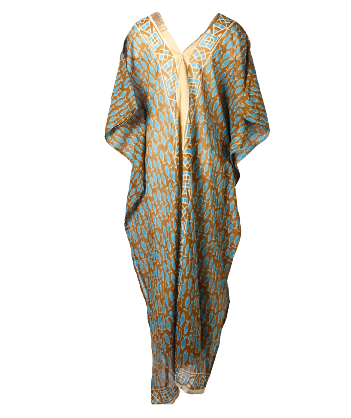 Lange katoenen 'Romie' kaftan 