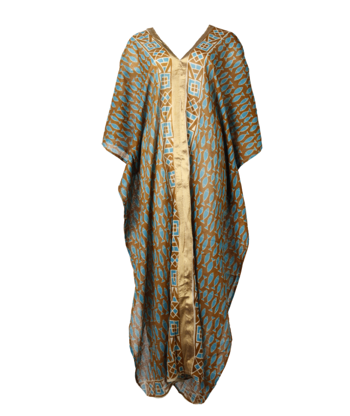Lange katoenen 'Romie' kaftan 