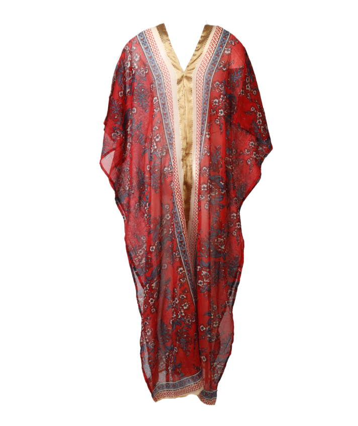 Lange katoenen 'Lilly' kaftan 