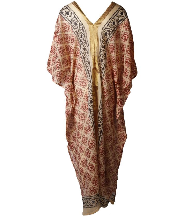 Lange katoenen 'Alice' kaftan 