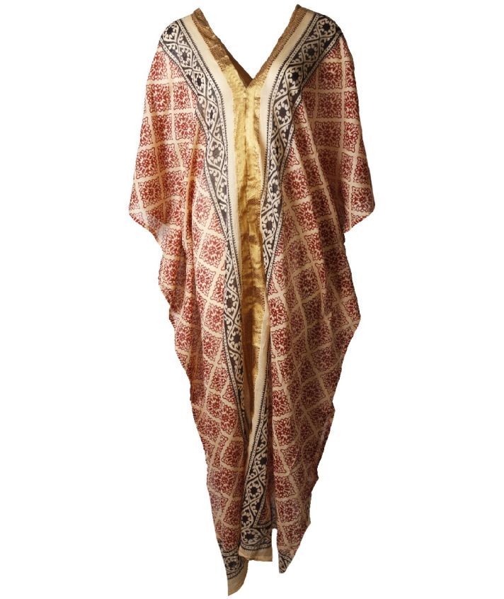 Lange katoenen 'Alice' kaftan 