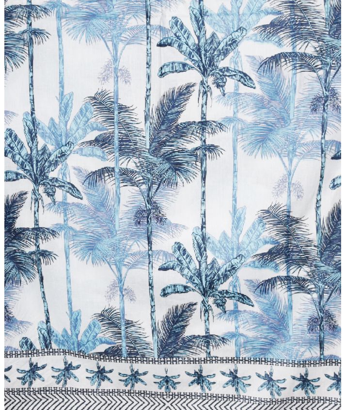 Lesley pareo met palmbomen print