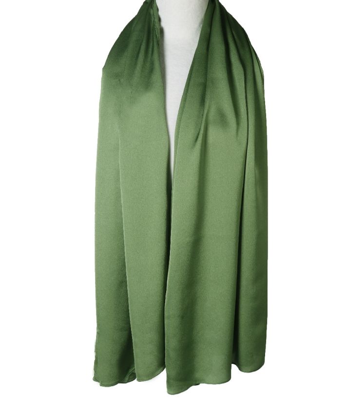 Lana zijde-blend stola in groen