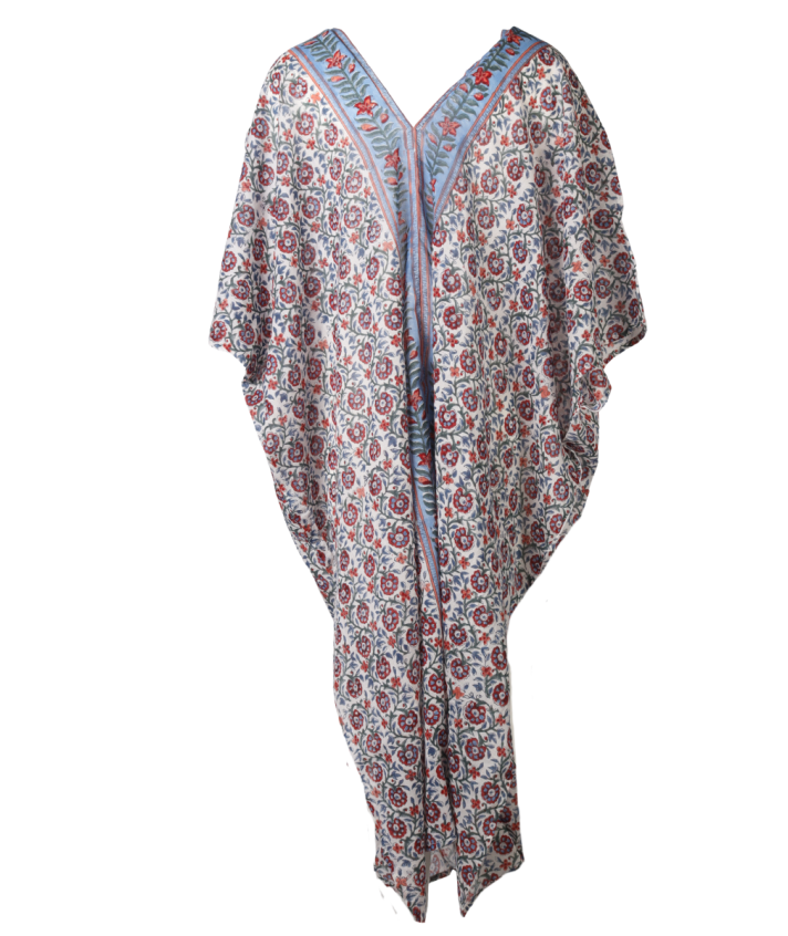 Kaftan met bloemenprint