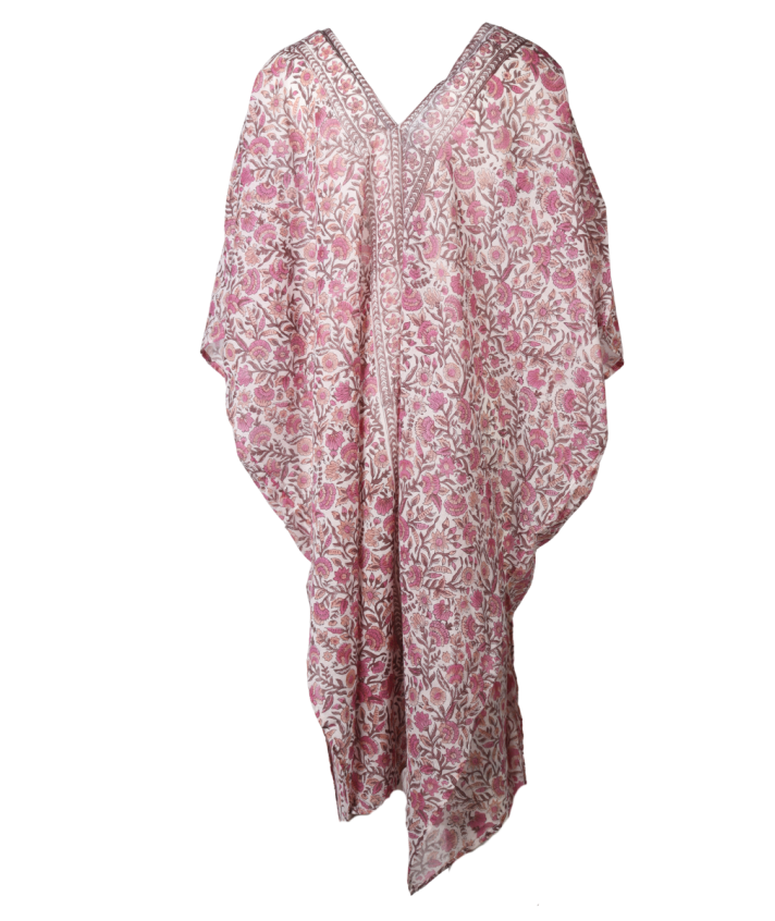 Kaftan met bloemenprint