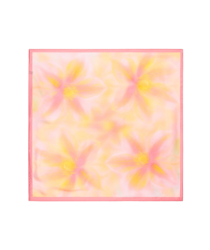 Vierkant sjaaltje aquarel bloemenprint