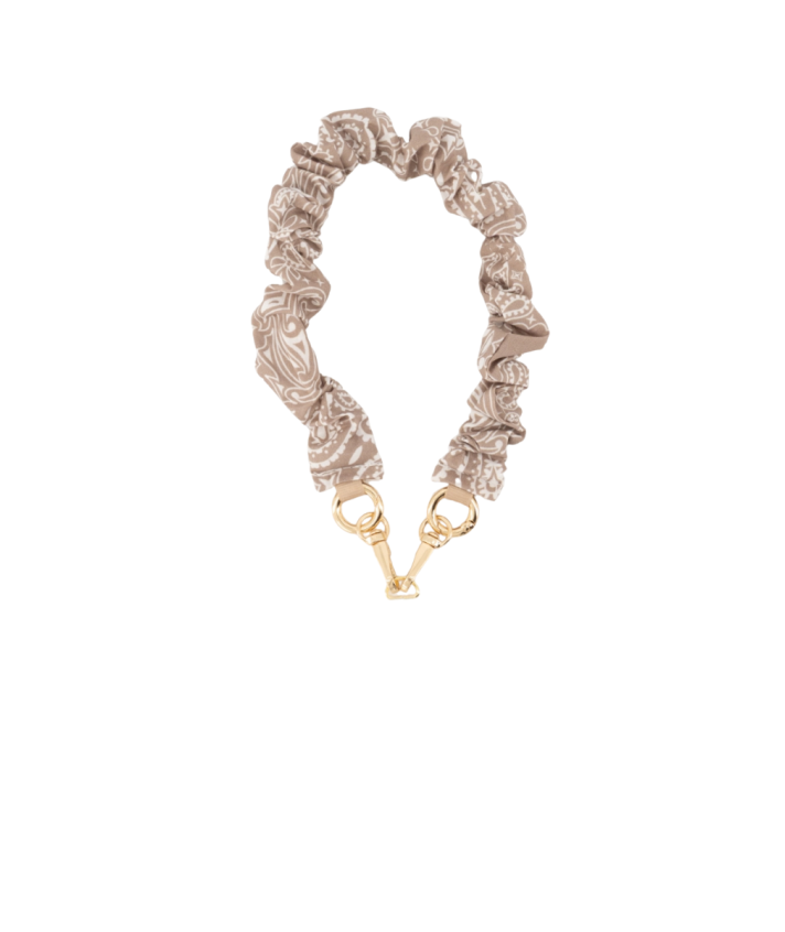Bandana telefoonkoord in taupe